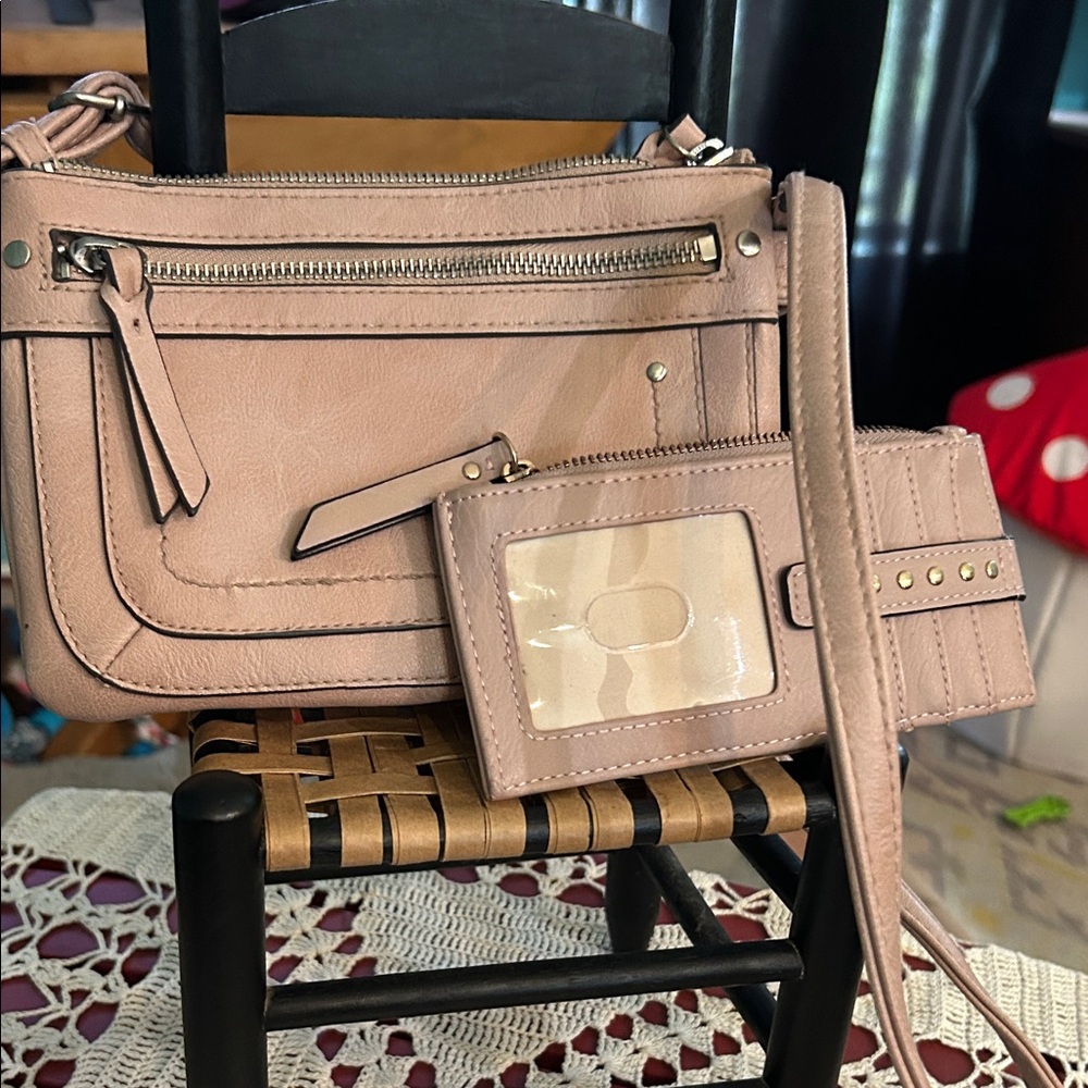 INC International Concepts Blush Crossbody Bag Set